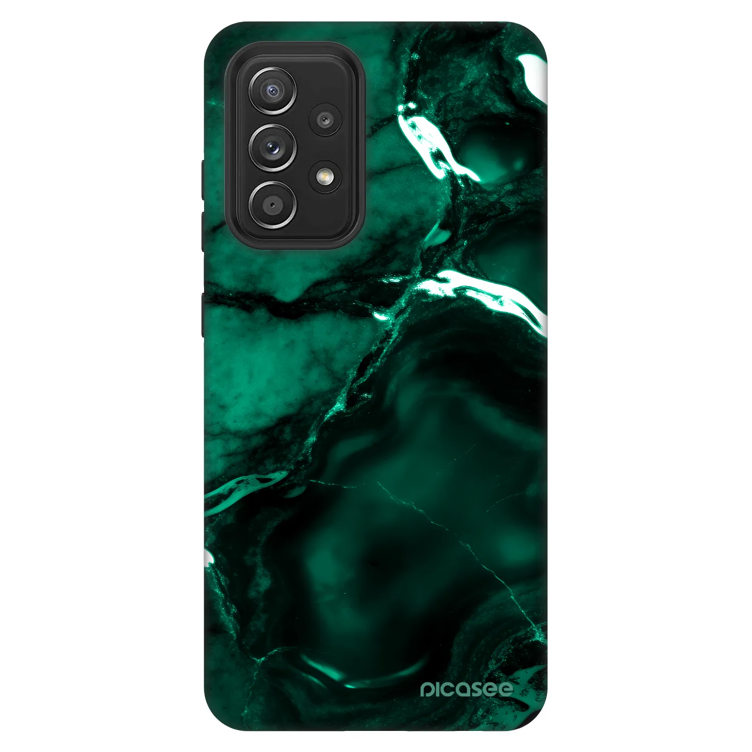 Picasee Fashion Case pro Samsung Galaxy A52 5G A525F - Dark emerald