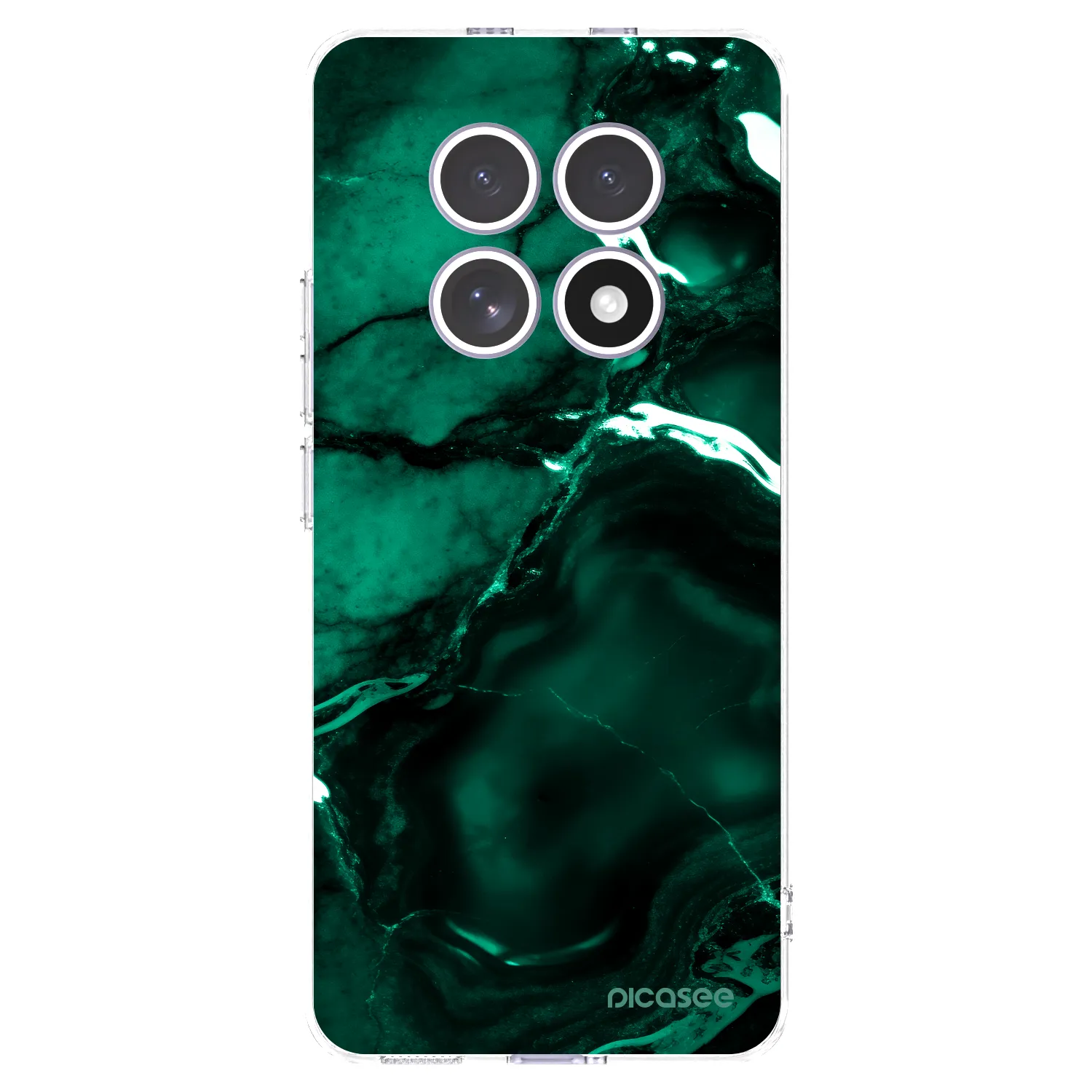 Picasee silikonový průhledný obal pro Xiaomi Redmi Note 15 4G - Dark emerald