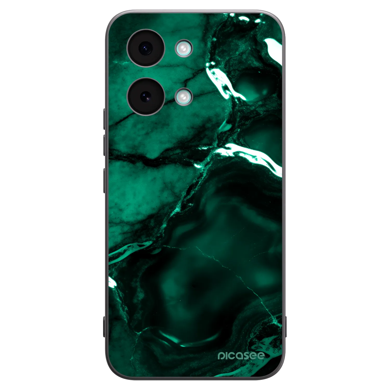 Picasee silikonový černý obal pro Xiaomi Poco X8 Pro Max - Dark emerald