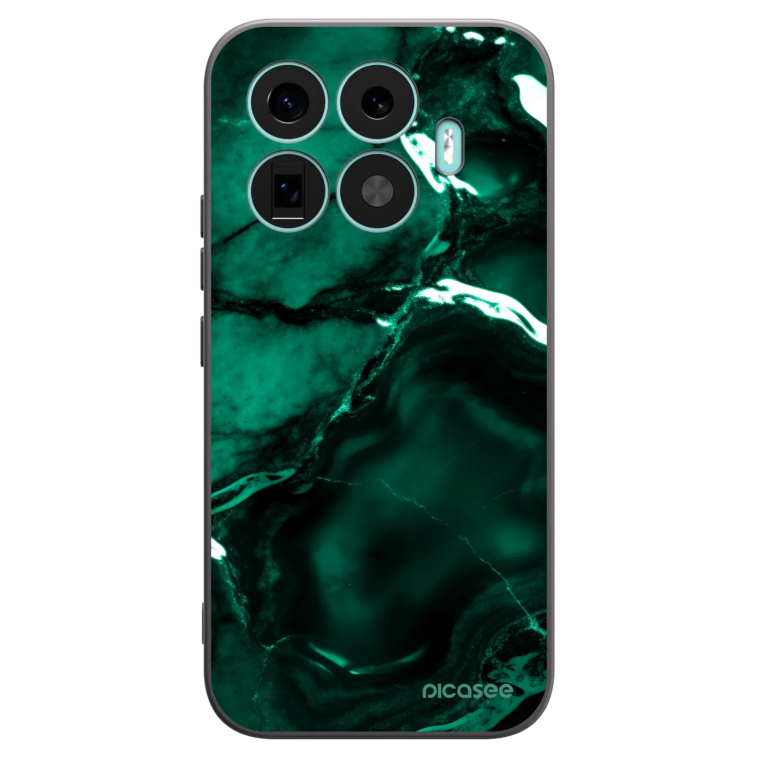 Picasee silikonový černý obal pro Xiaomi 17T - Dark emerald