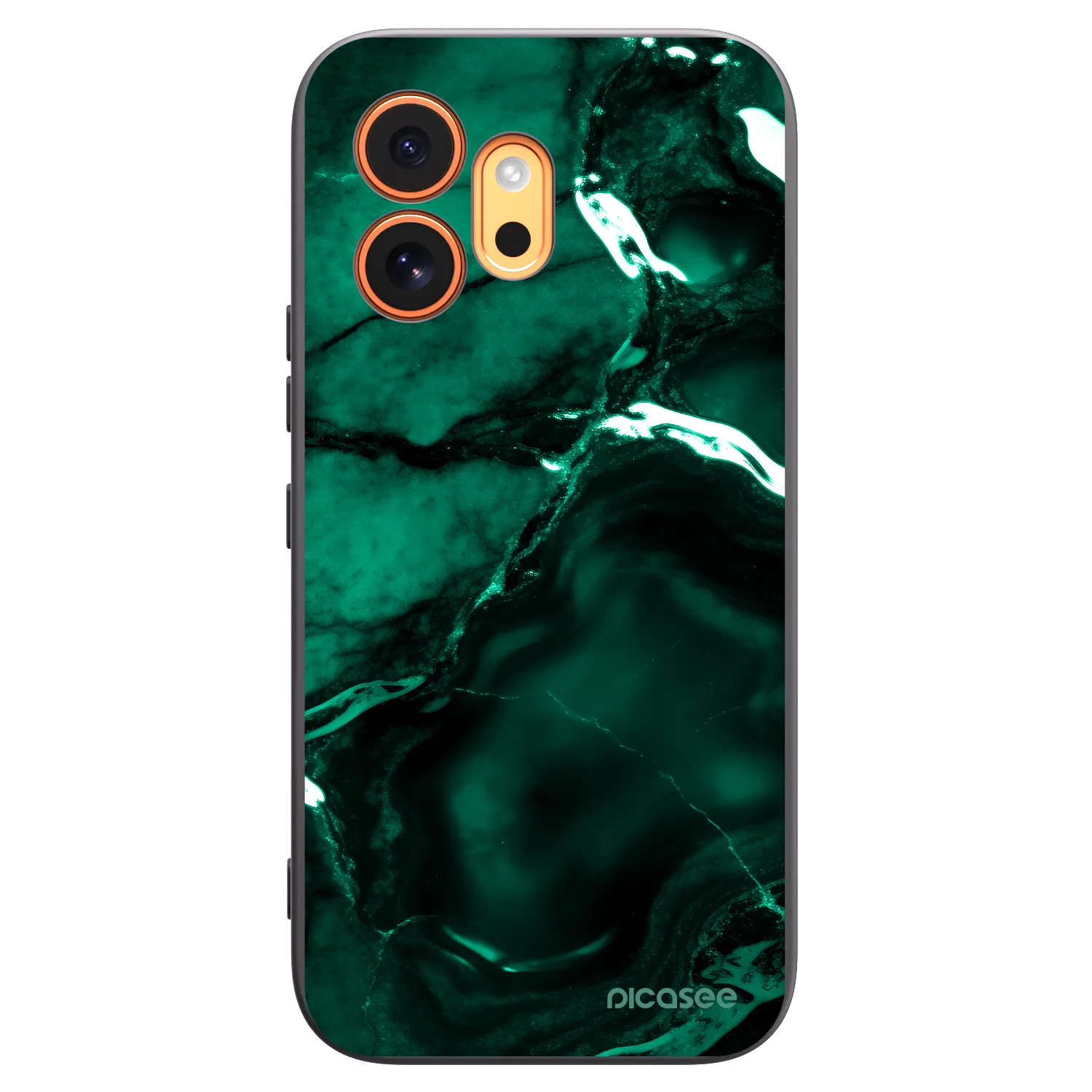 Picasee silikonový černý obal pro Honor 600 - Dark emerald