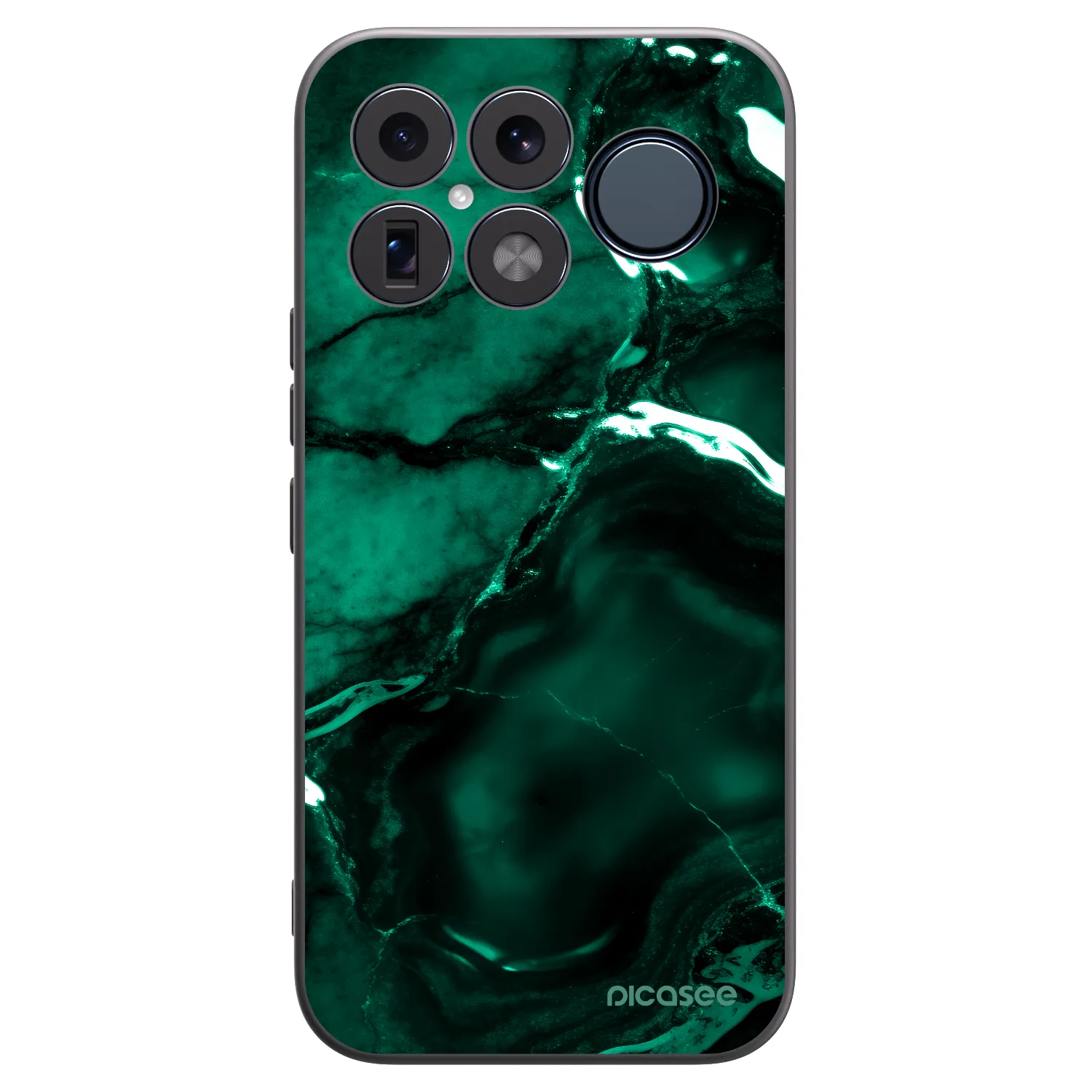 Picasee silikonový černý obal pro Xiaomi Poco F8 Ultra - Dark emerald