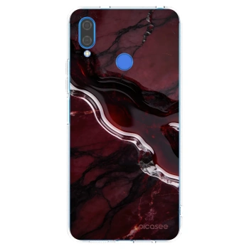 Picasee silikonový průhledný obal pro Huawei Nova 3i - Cherry stone