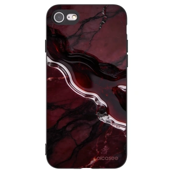 Picasee silikonový černý obal pro Apple iPhone 7 - Cherry stone