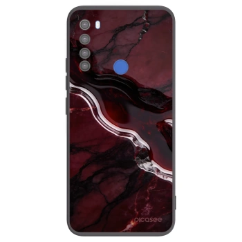 Picasee silikonový černý obal pro Xiaomi Redmi Note 8T - Cherry stone