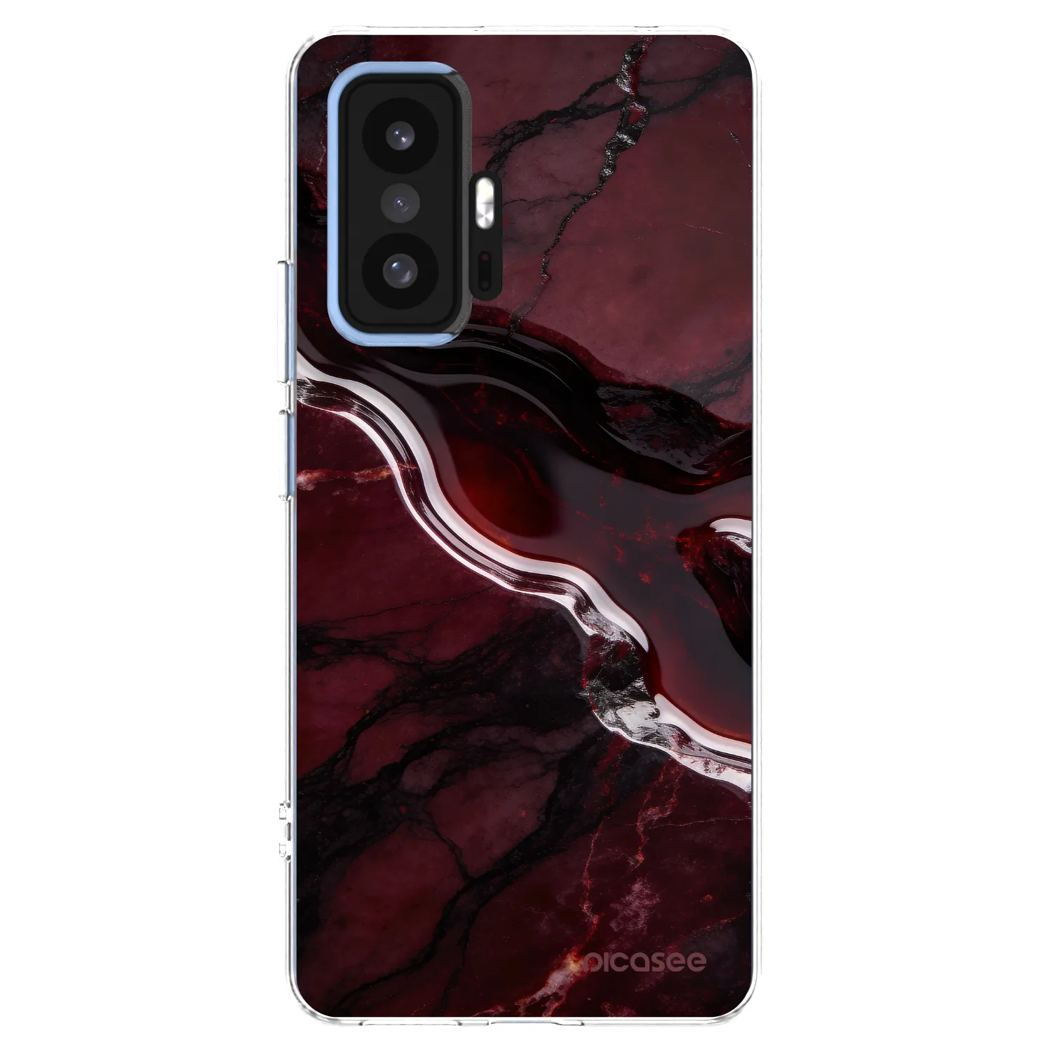 Picasee silikonový průhledný obal pro Xiaomi 11T Pro - Cherry stone