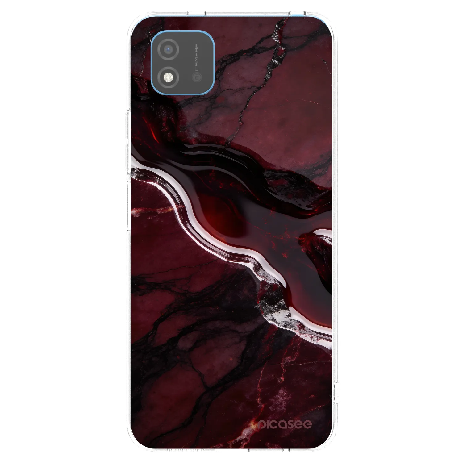 Picasee silikonový průhledný obal pro Realme C11 (2021) - Cherry stone