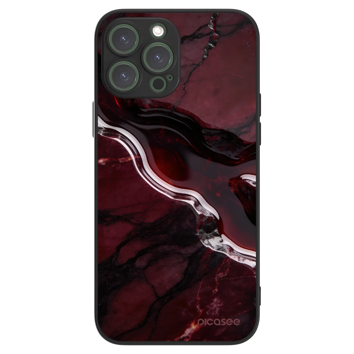 Picasee ULTIMATE CASE MagSafe pro Apple iPhone 13 Pro Max - Cherry stone