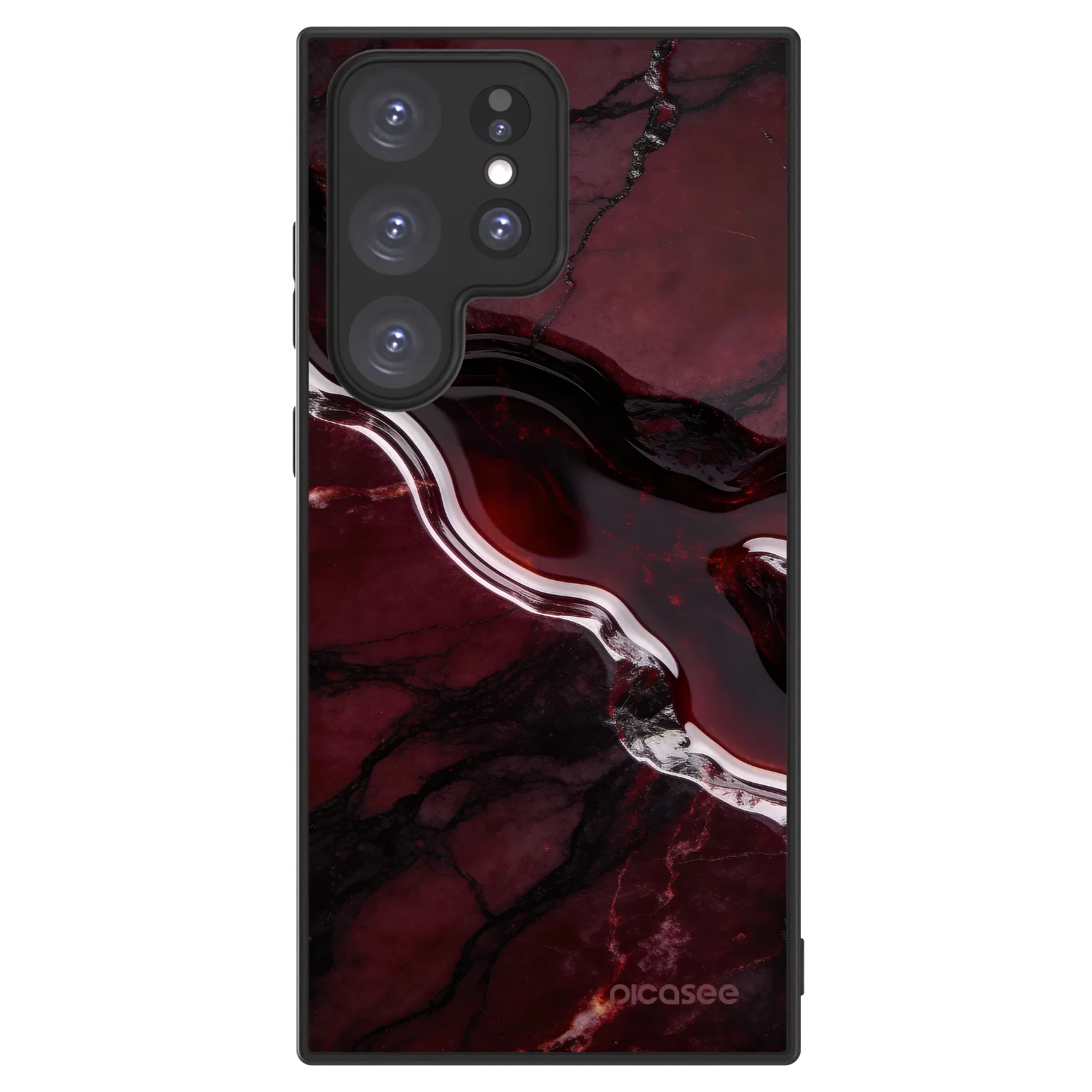 Picasee ULTIMATE CASE pro Samsung Galaxy S23 Ultra 5G - Cherry stone