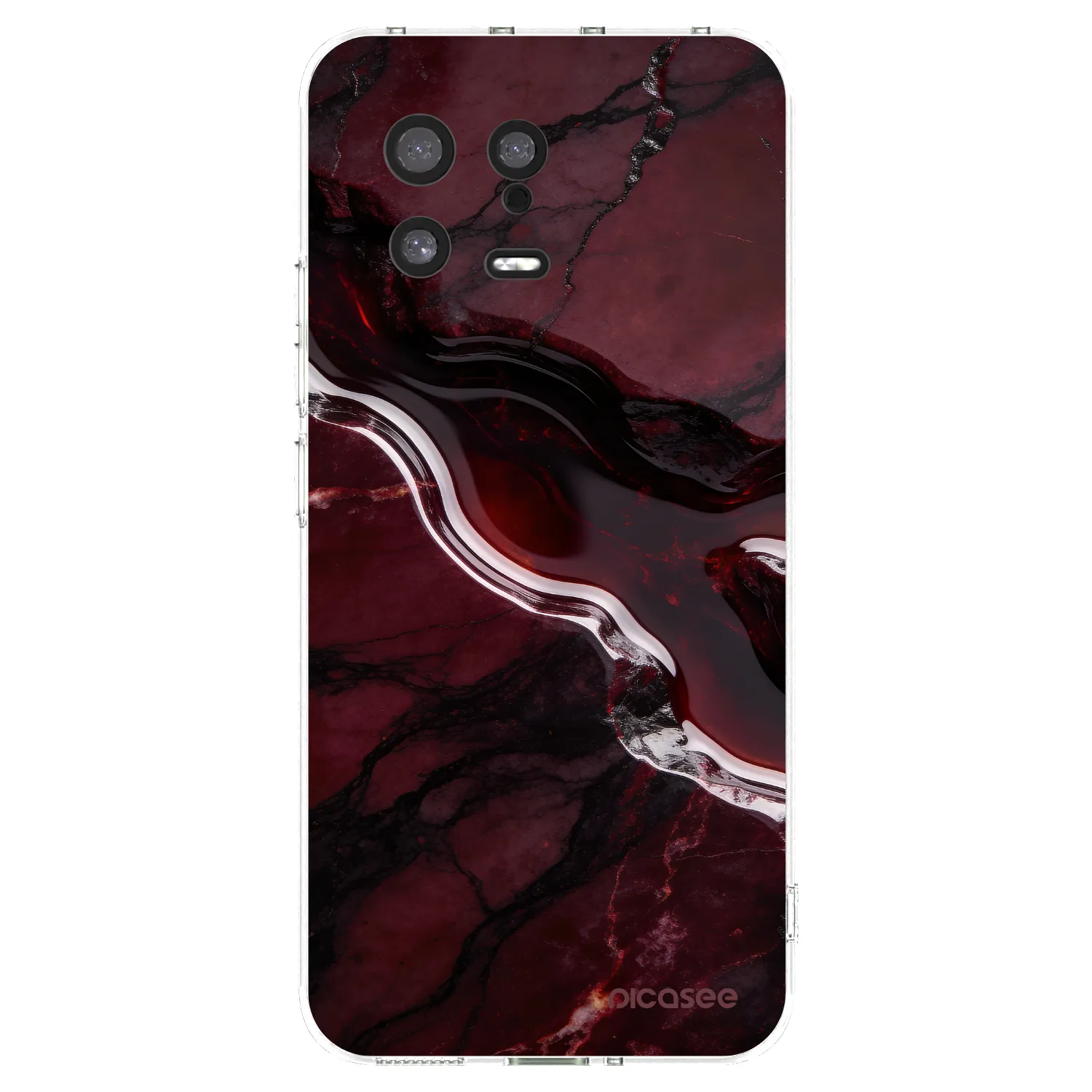 Picasee silikonový průhledný obal pro Xiaomi 13 - Cherry stone