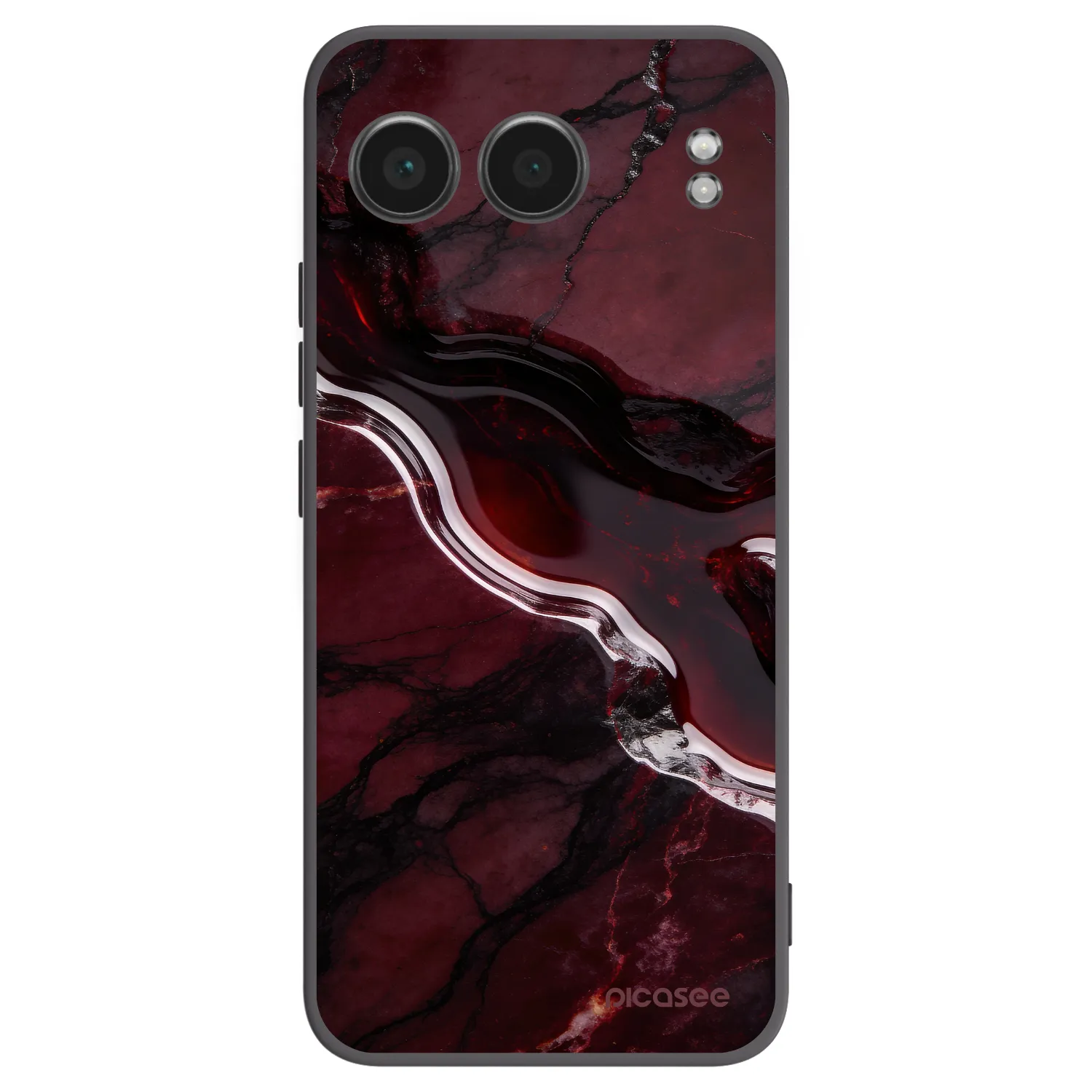 Picasee silikonový černý obal pro OnePlus Nord 4 - Cherry stone