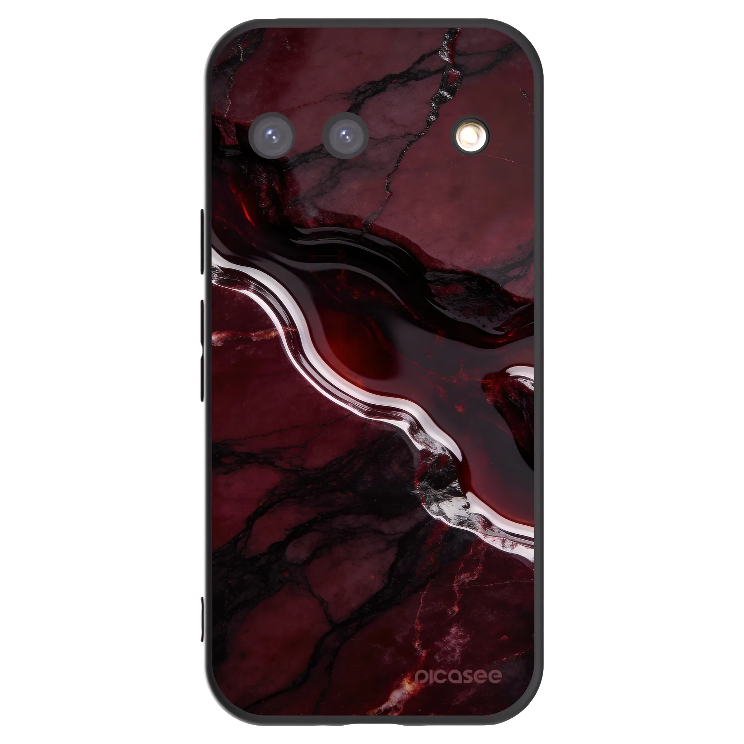 Picasee silikonový černý obal pro Google Pixel 9 - Cherry stone