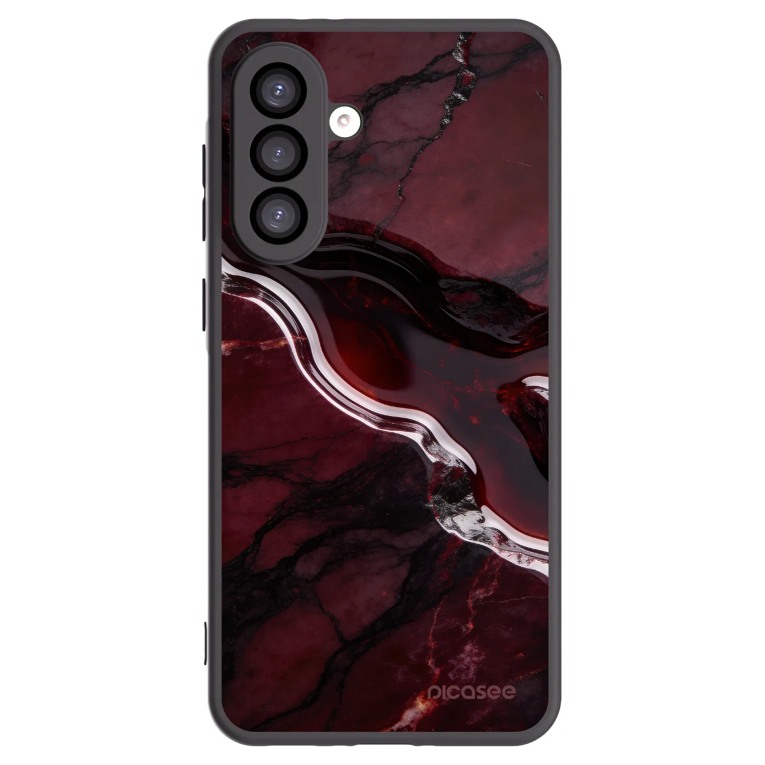 Picasee silikonový černý obal pro Samsung Galaxy A26 5G A266B - Cherry stone