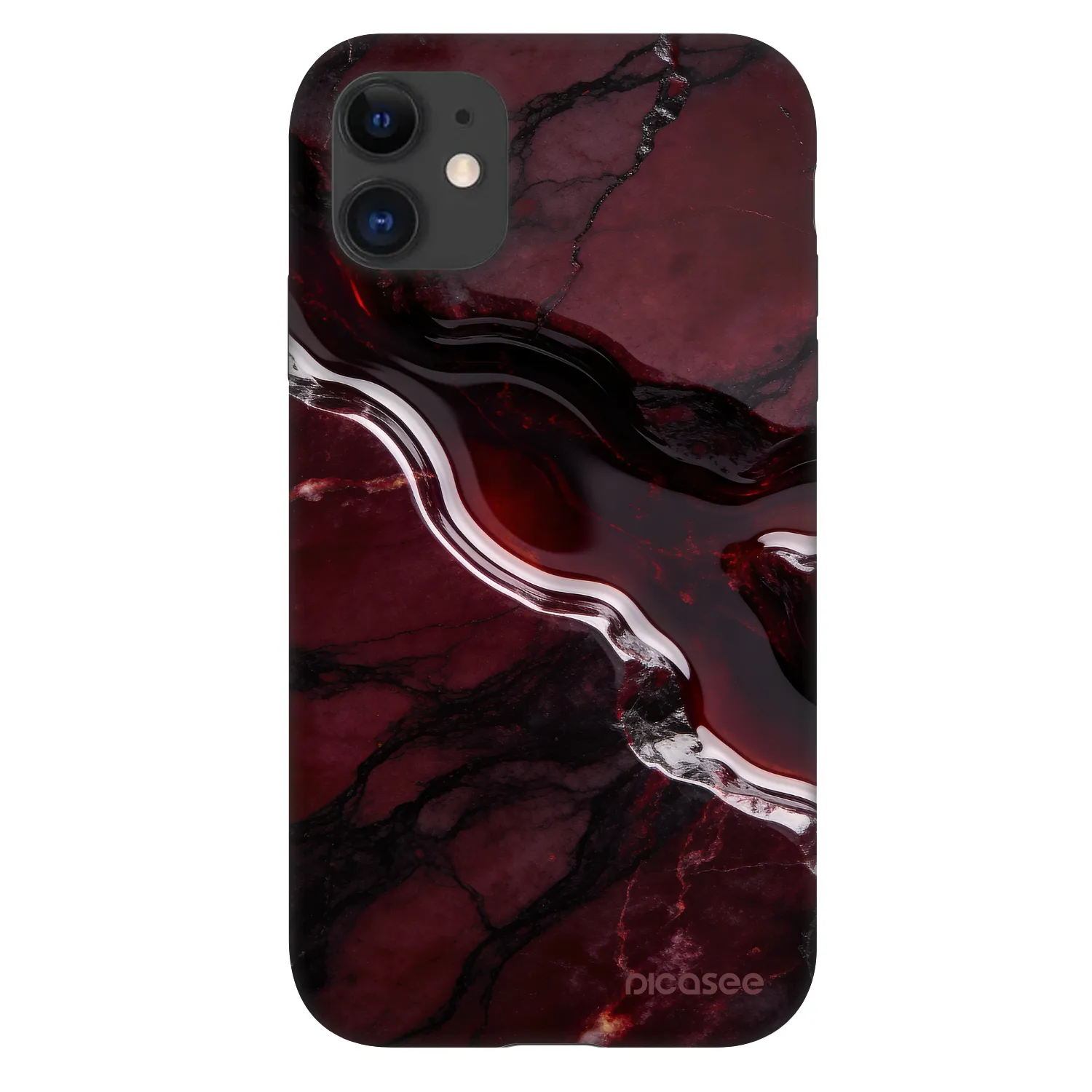 Picasee Fashion Case pro Apple iPhone 11 - Cherry stone