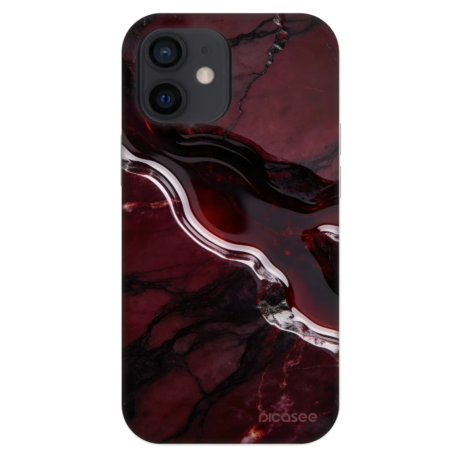 Picasee Fashion Case pro Apple iPhone 12 mini - Cherry stone