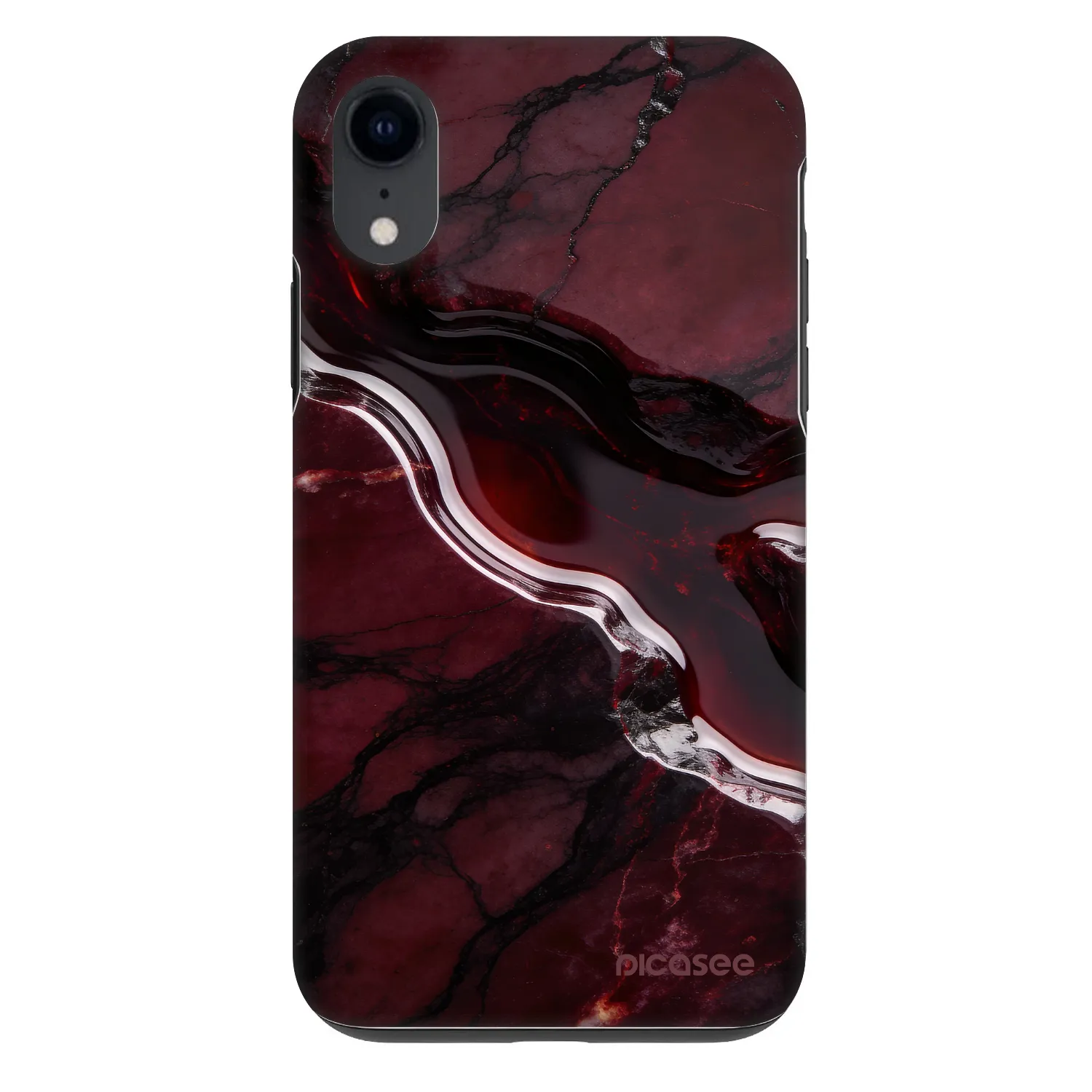 Picasee Fashion Case pro Apple iPhone XR - Cherry stone