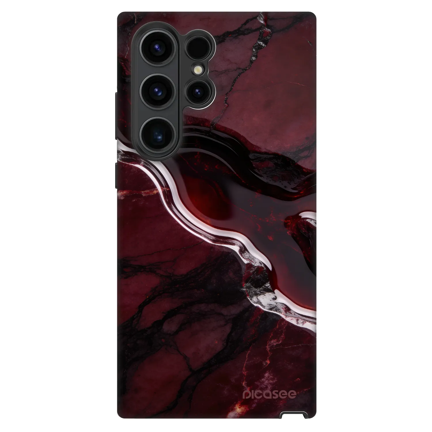 Picasee Fashion Case pro Samsung Galaxy S23 Ultra 5G - Cherry stone