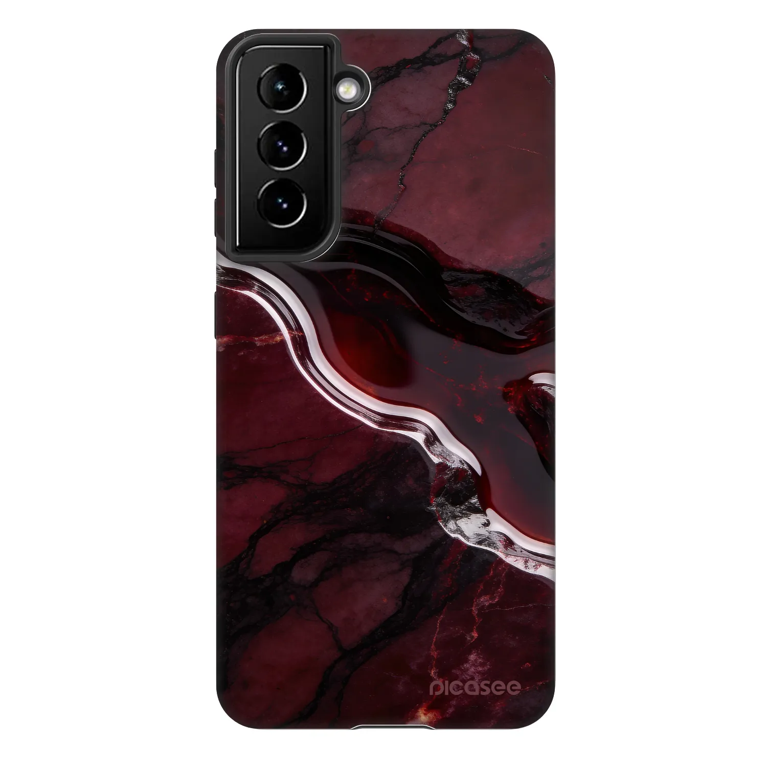 Picasee Fashion Case pro Samsung Galaxy S21 FE 5G - Cherry stone