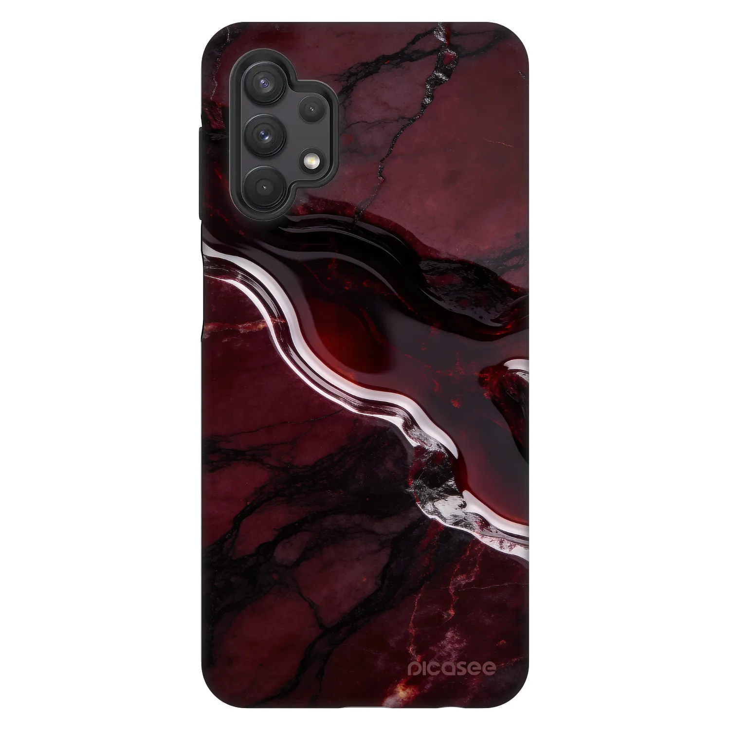 Picasee Fashion Case pro Samsung Galaxy A32 5G A326B - Cherry stone
