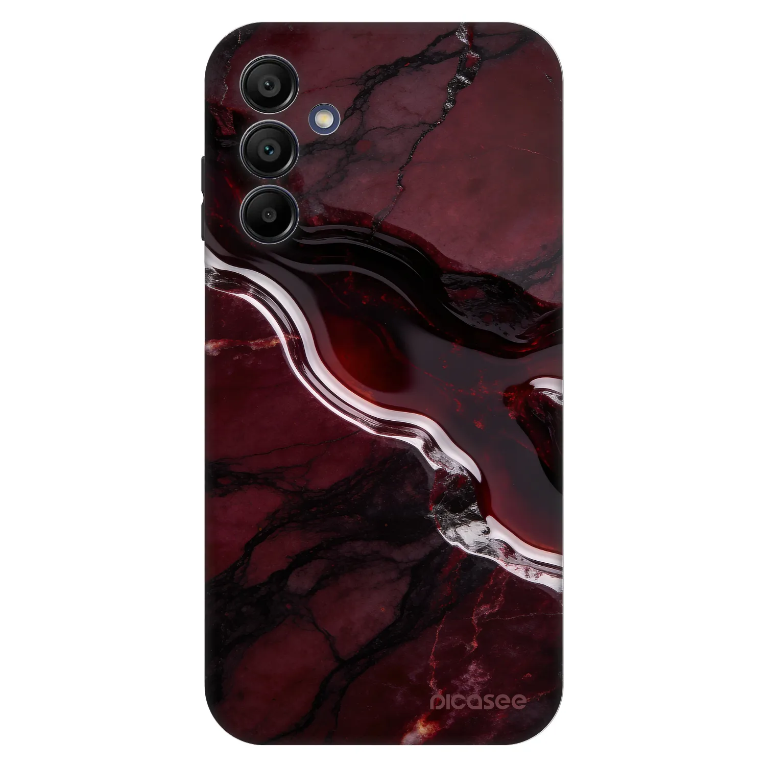 Picasee Fashion Case pro Samsung Galaxy A15 A156B 5G - Cherry stone
