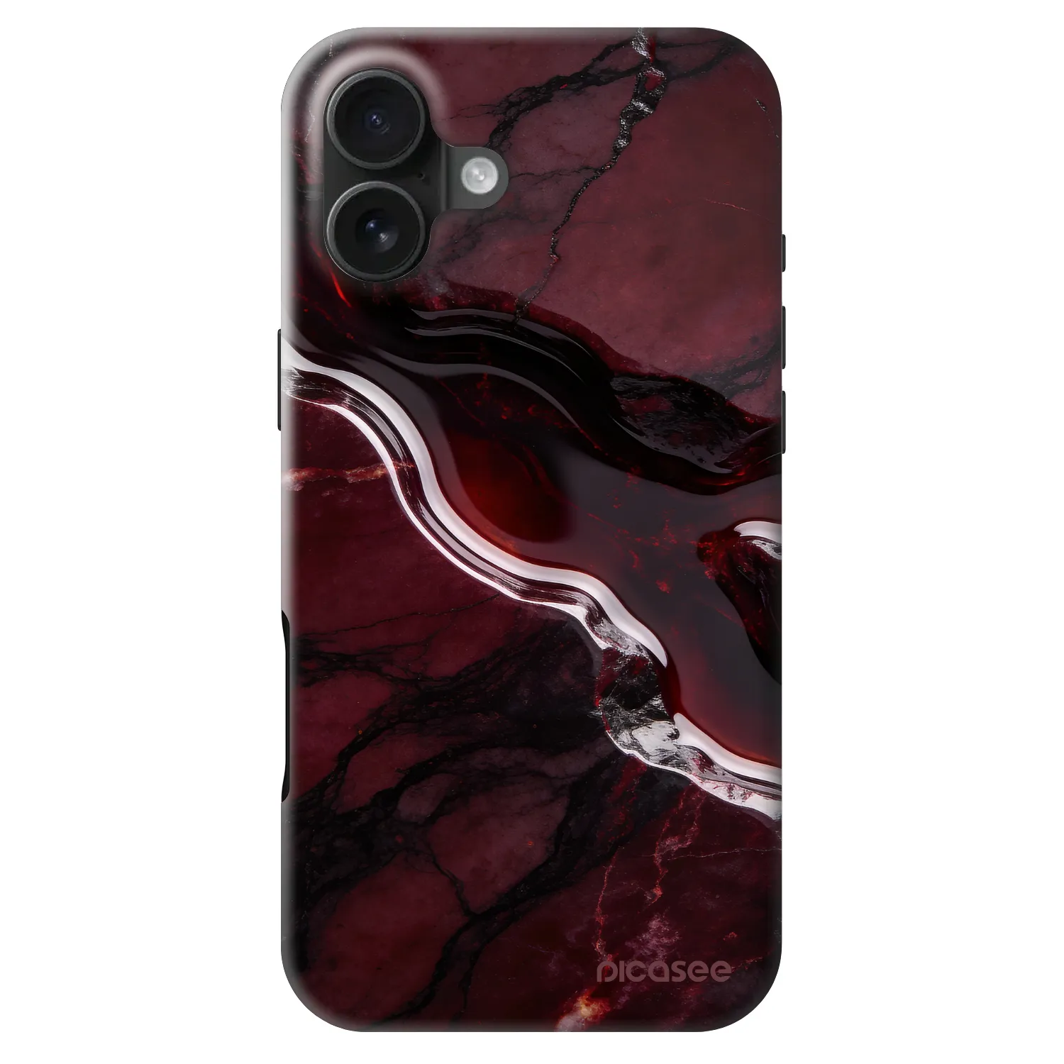 Picasee Fashion Case MagSafe Apple iPhone 16 Plus - Cherry stone