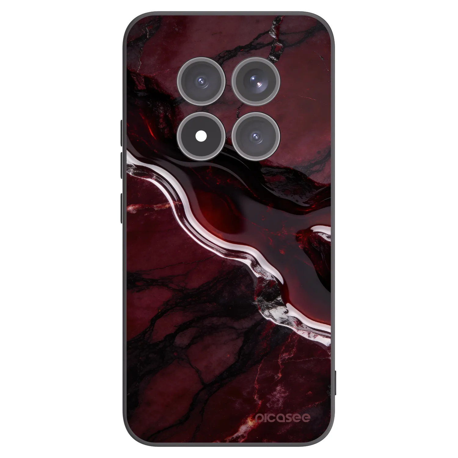 Picasee silikonový černý obal pro Xiaomi Redmi Note 15 Pro+ - Cherry stone