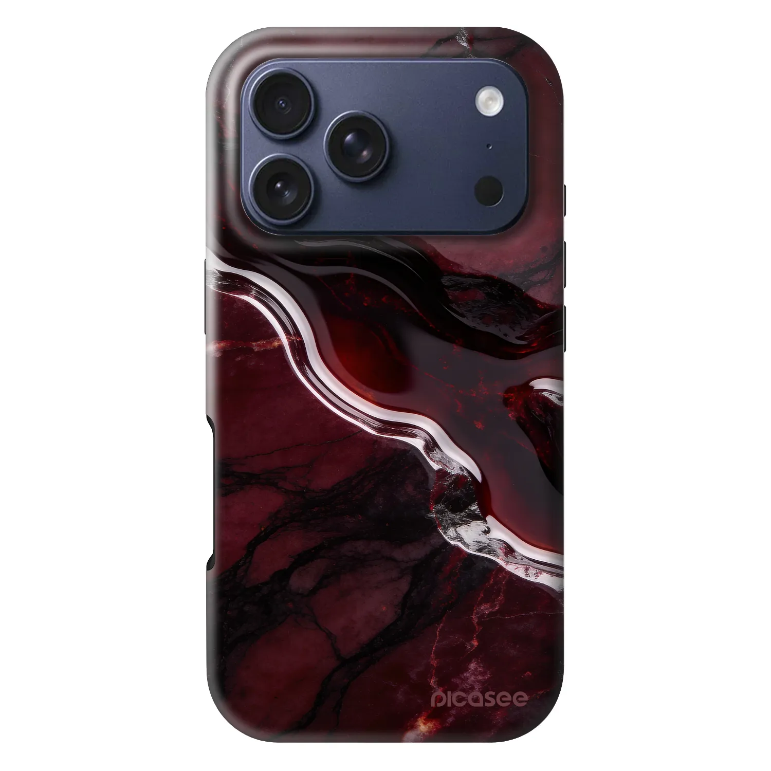 Picasee Fashion Case MagSafe Apple iPhone 18 Pro - Cherry stone