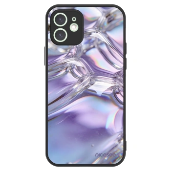 Picasee ULTIMATE CASE pro Apple iPhone 12 - Iridescent bubbles