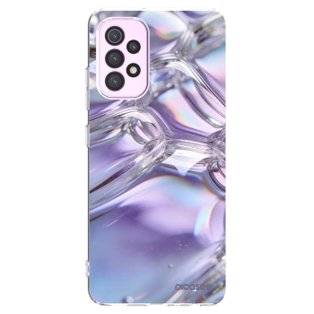 Picasee silikonový průhledný obal pro Samsung Galaxy A32 5G A326B - Iridescent bubbles