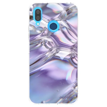 Picasee silikonový průhledný obal pro Huawei P20 Lite - Iridescent bubbles