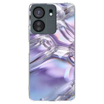 Picasee silikonový průhledný obal pro Xiaomi Redmi 13C 4G - Iridescent bubbles