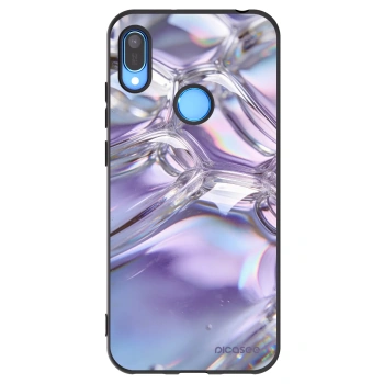 Picasee silikonový černý obal pro Huawei Y6 2019 - Iridescent bubbles