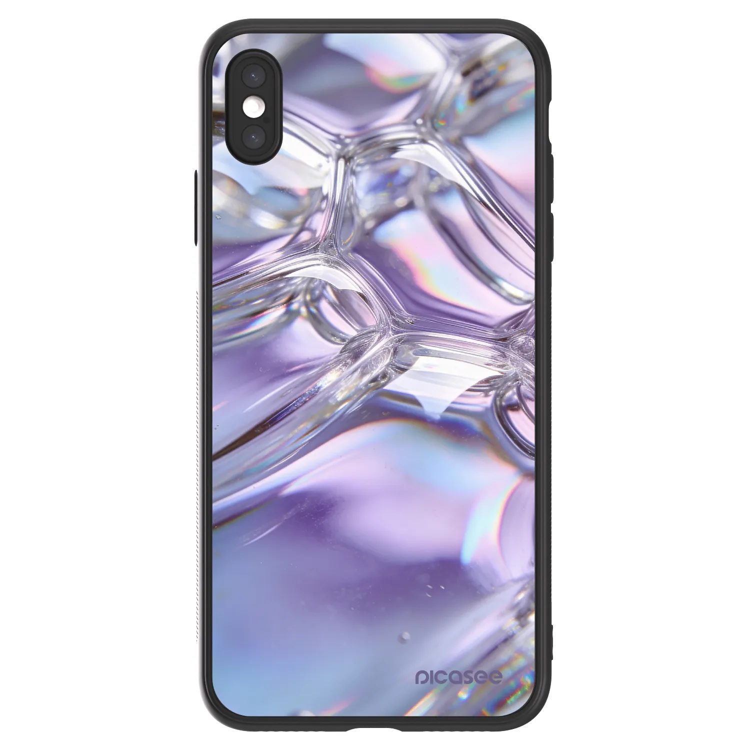 Picasee ULTIMATE CASE pro Apple iPhone XS Max - Iridescent bubbles