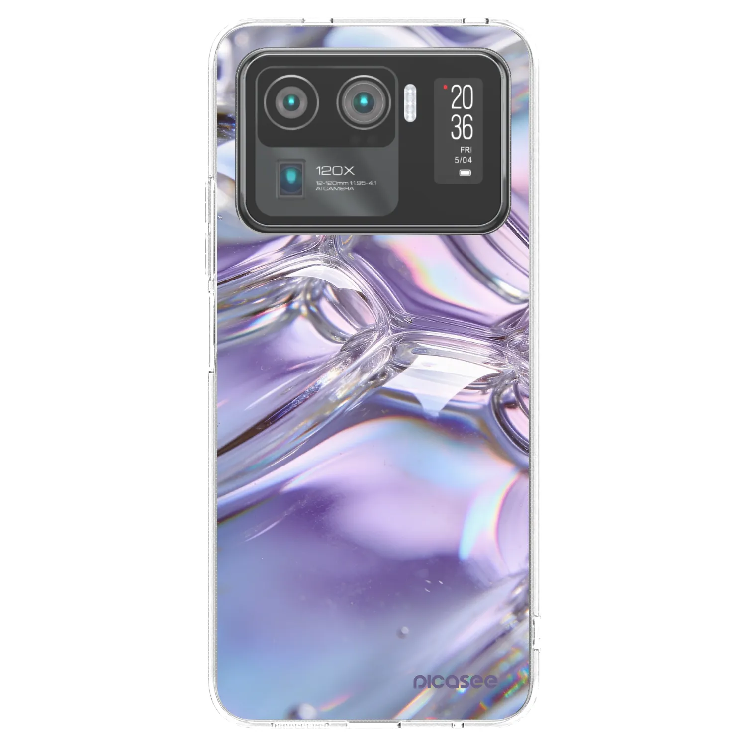 Picasee silikonový průhledný obal pro Xiaomi Mi 11 Ultra - Iridescent bubbles