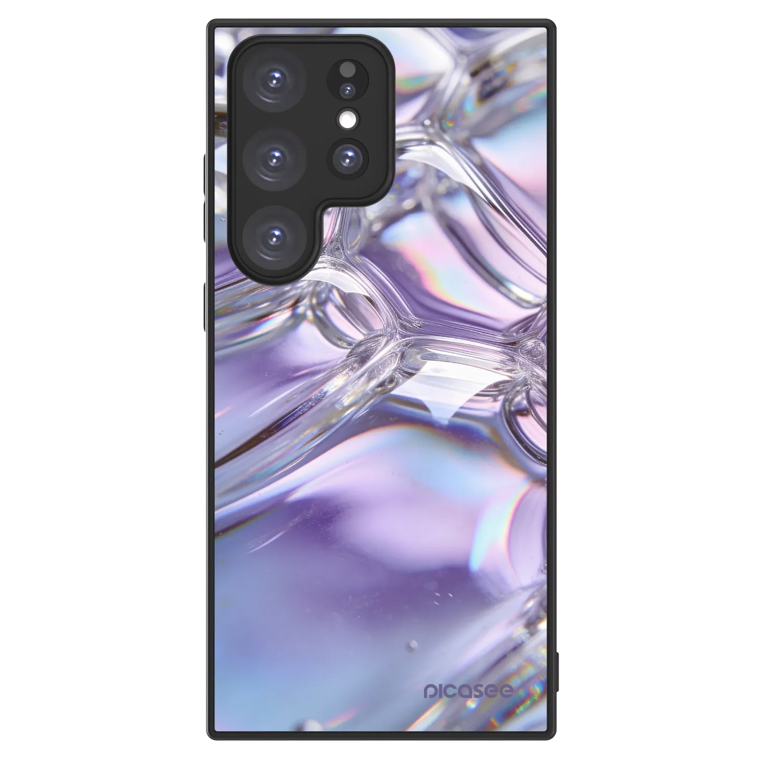 Picasee ULTIMATE CASE pro Samsung Galaxy S23 Ultra 5G - Iridescent bubbles
