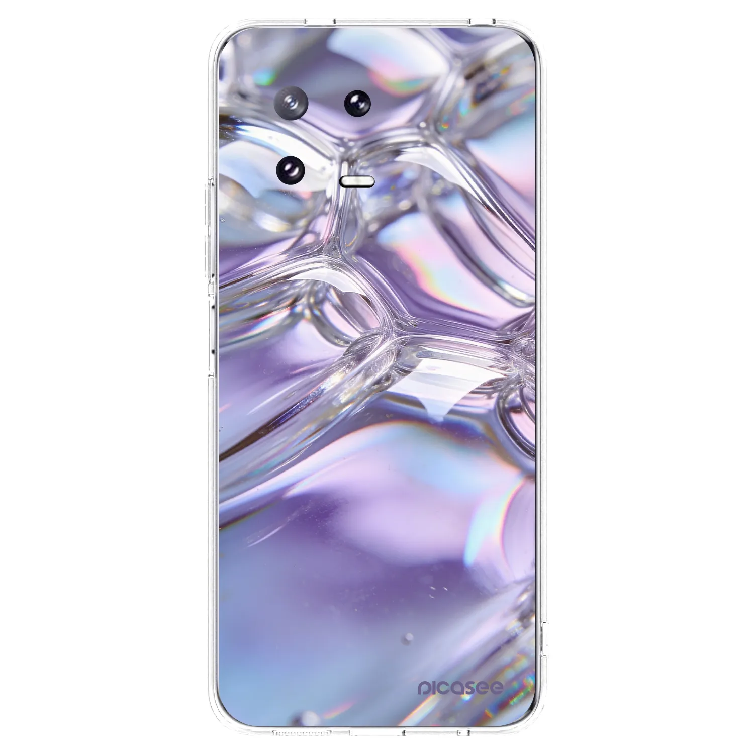 Picasee silikonový průhledný obal pro Xiaomi 13 Pro - Iridescent bubbles
