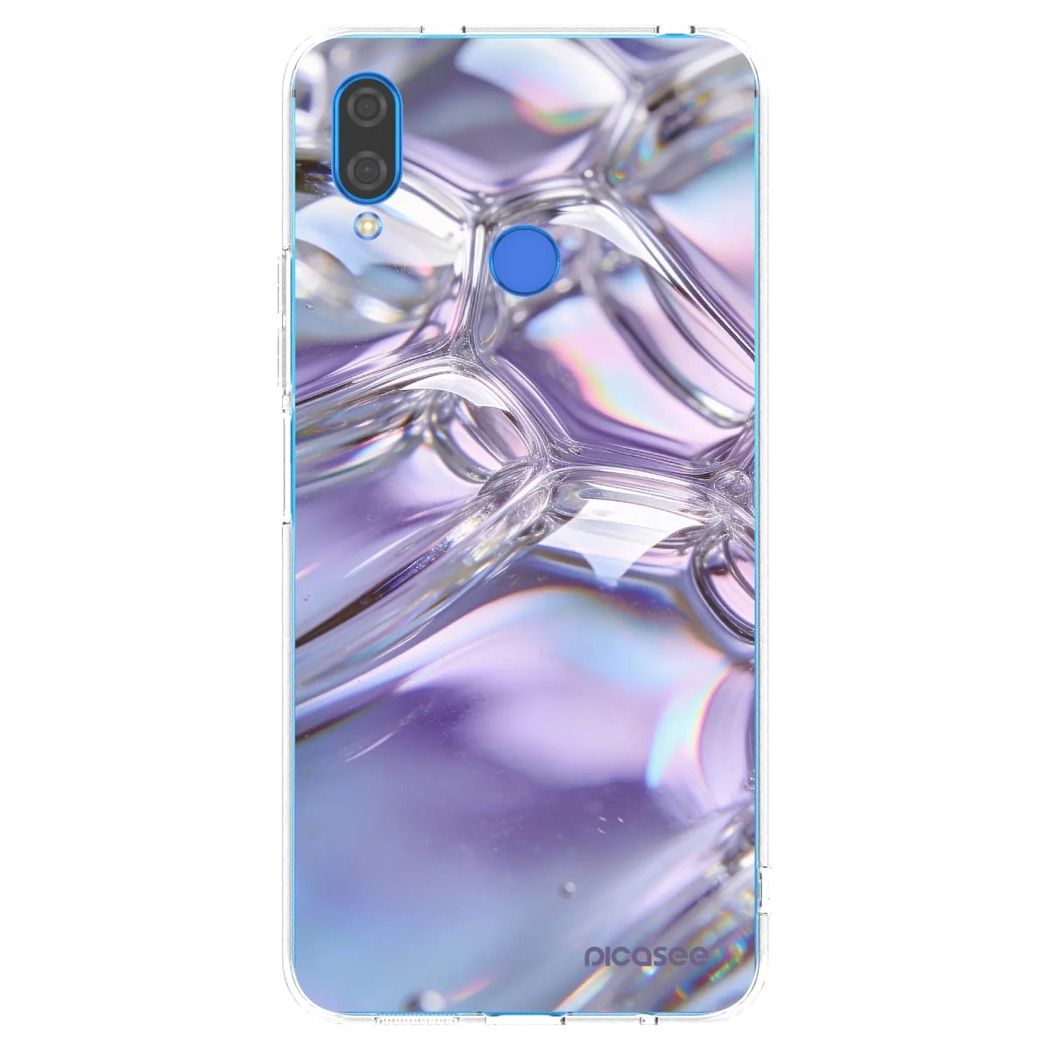 Picasee silikonový průhledný obal pro Huawei Nova 3i - Iridescent bubbles