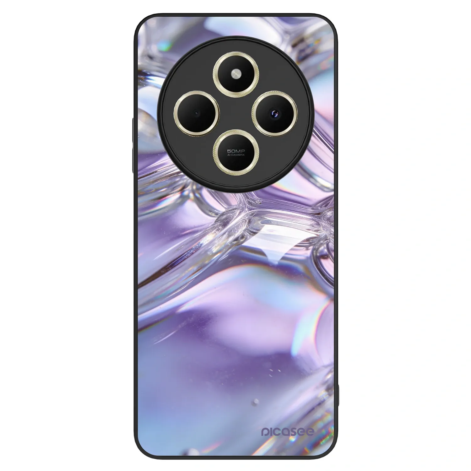 Picasee ULTIMATE CASE pro Xiaomi Redmi 14C - Iridescent bubbles
