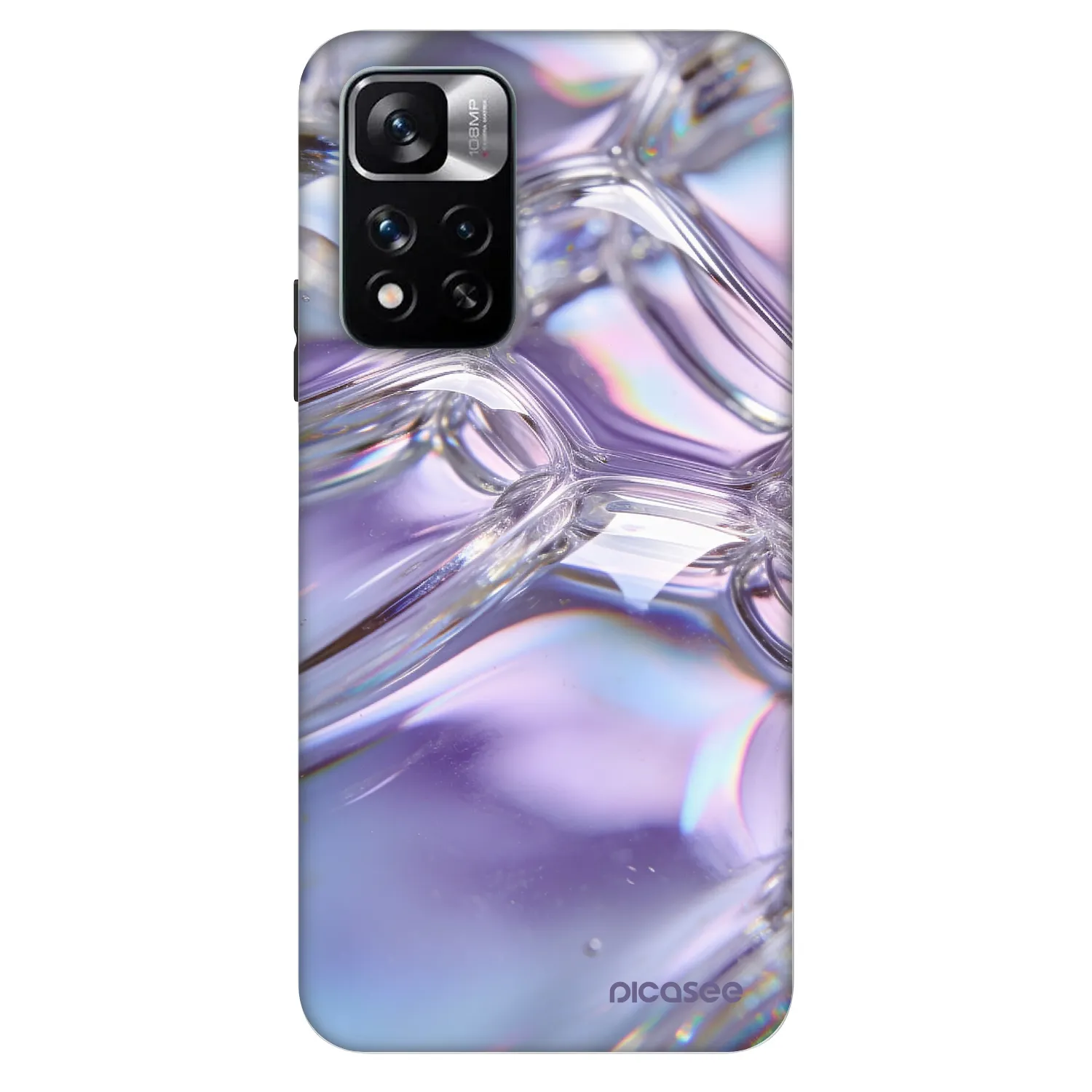 Picasee Fashion Case pro Xiaomi Redmi Note 11 Pro 5G - Iridescent bubbles
