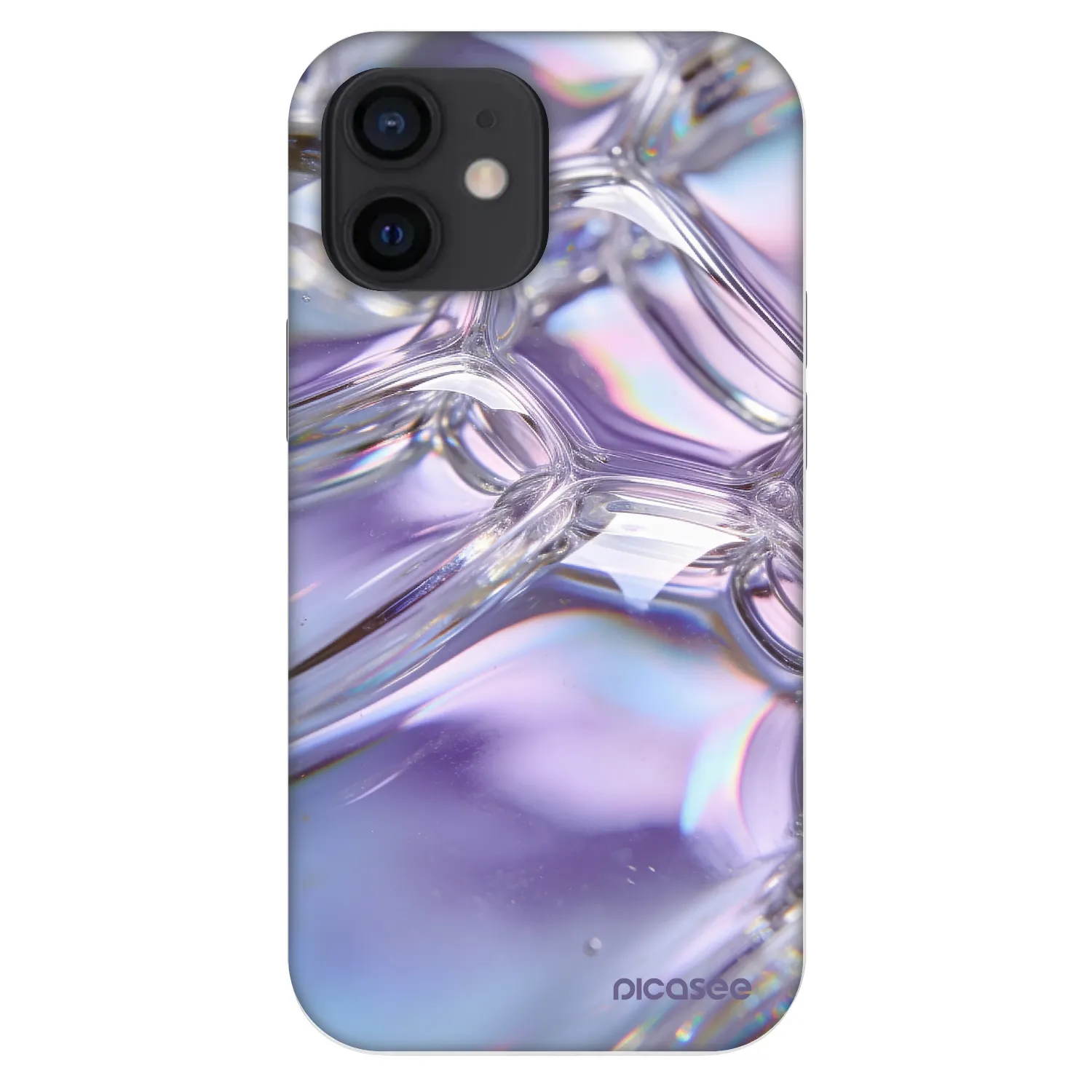 Picasee Fashion Case pro Apple iPhone 12 mini - Iridescent bubbles