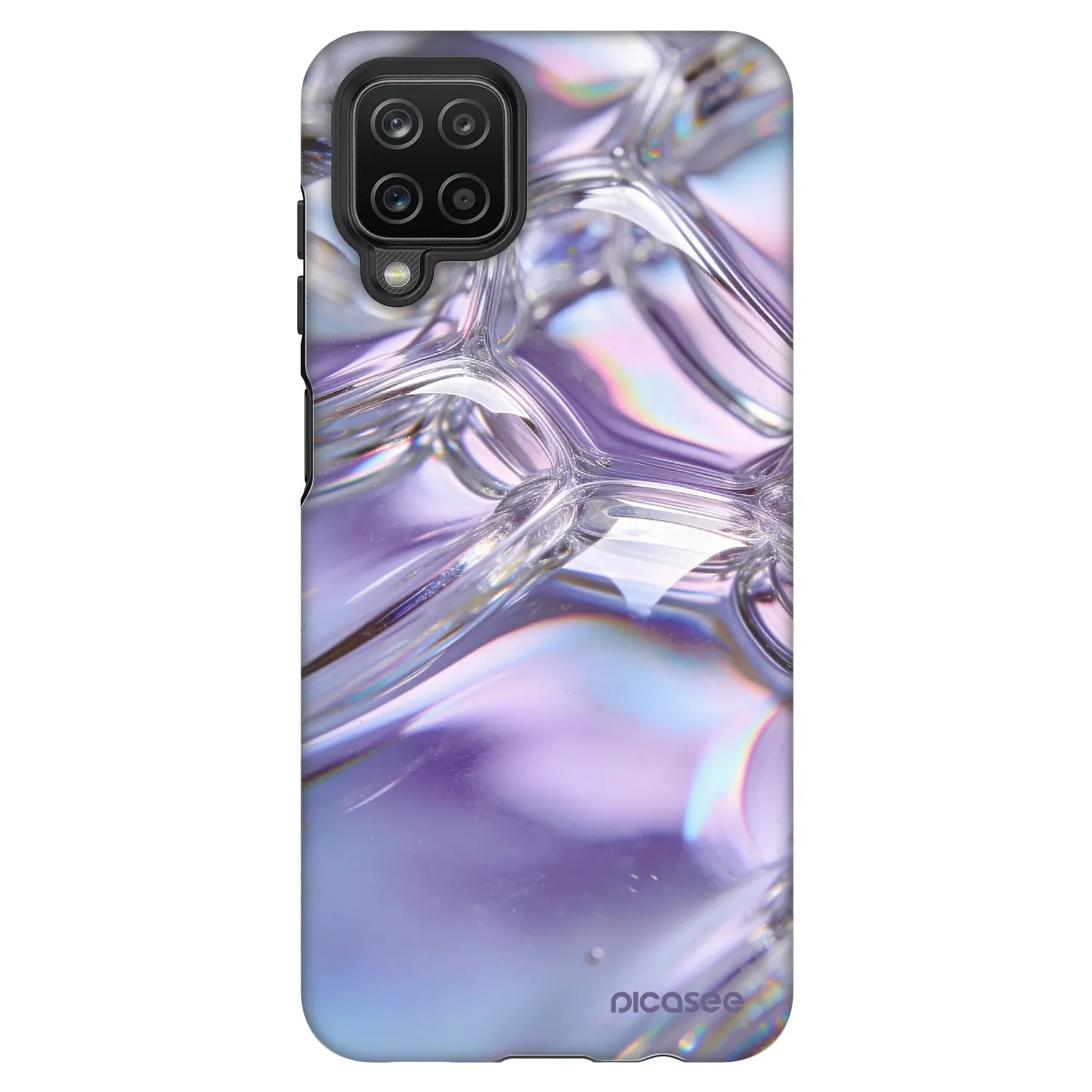 Picasee Fashion Case pro Samsung Galaxy A12 A125F - Iridescent bubbles