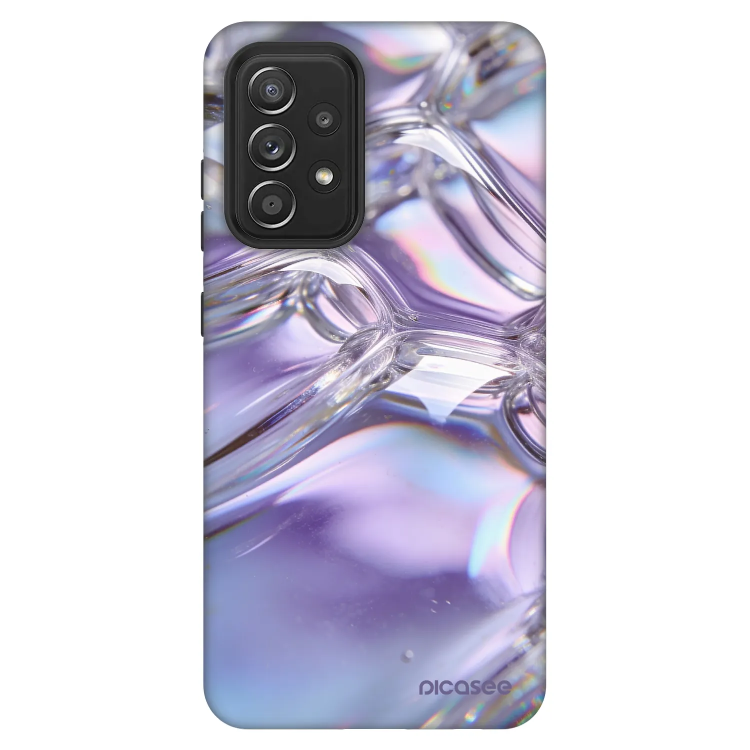 Picasee Fashion Case pro Samsung Galaxy A52 5G A525F - Iridescent bubbles