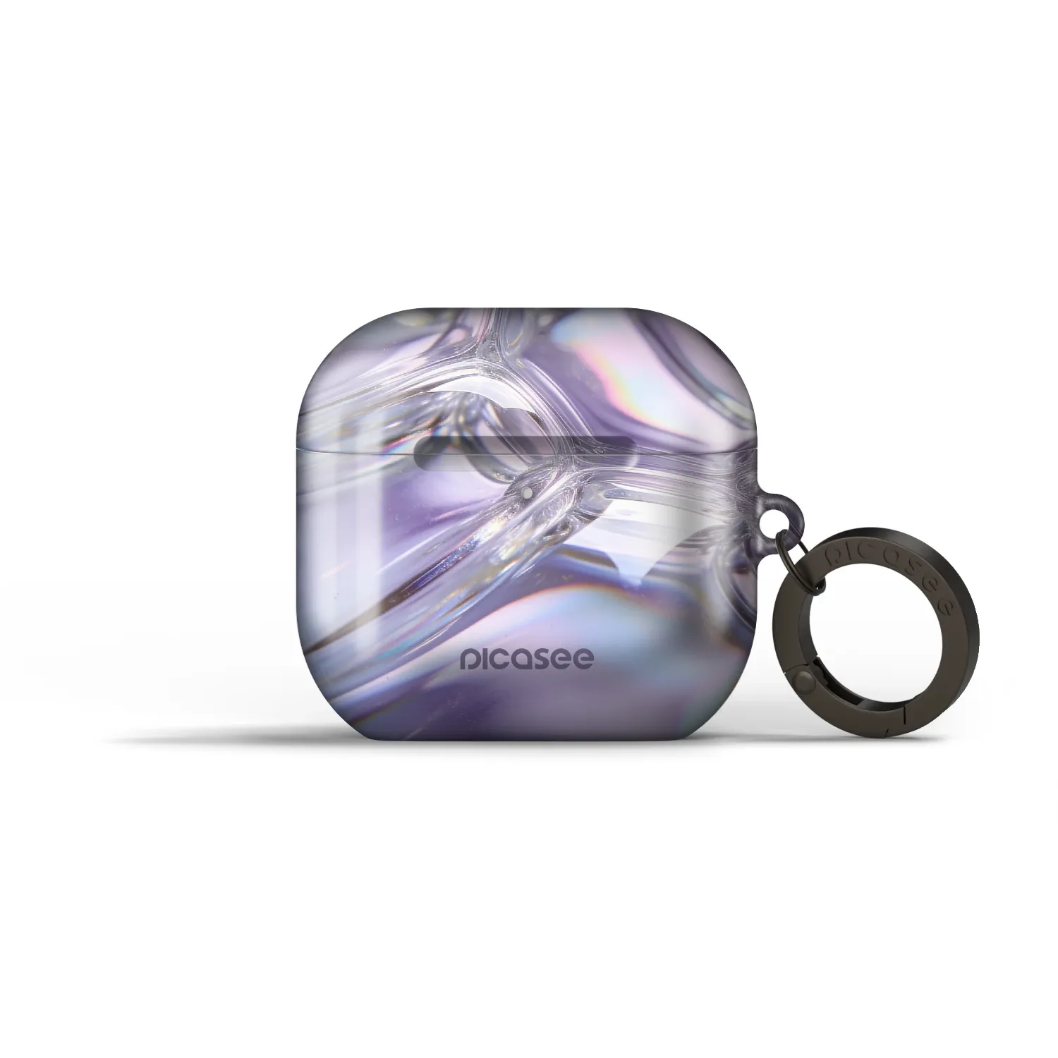 Picasee Obal pro Apple AirPods 4 - Iridescent bubbles