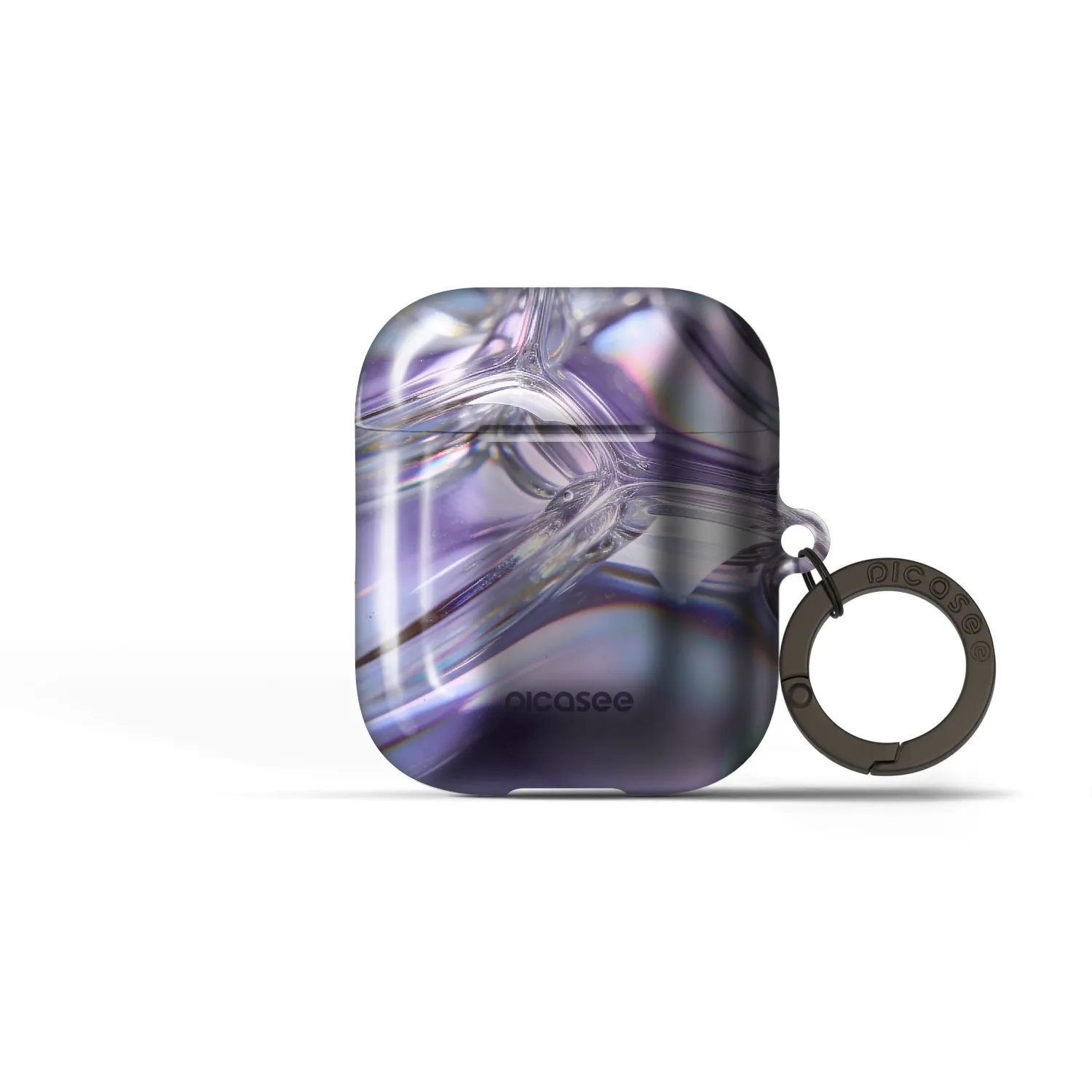 Picasee Obal pro Apple AirPods 2 - Iridescent bubbles