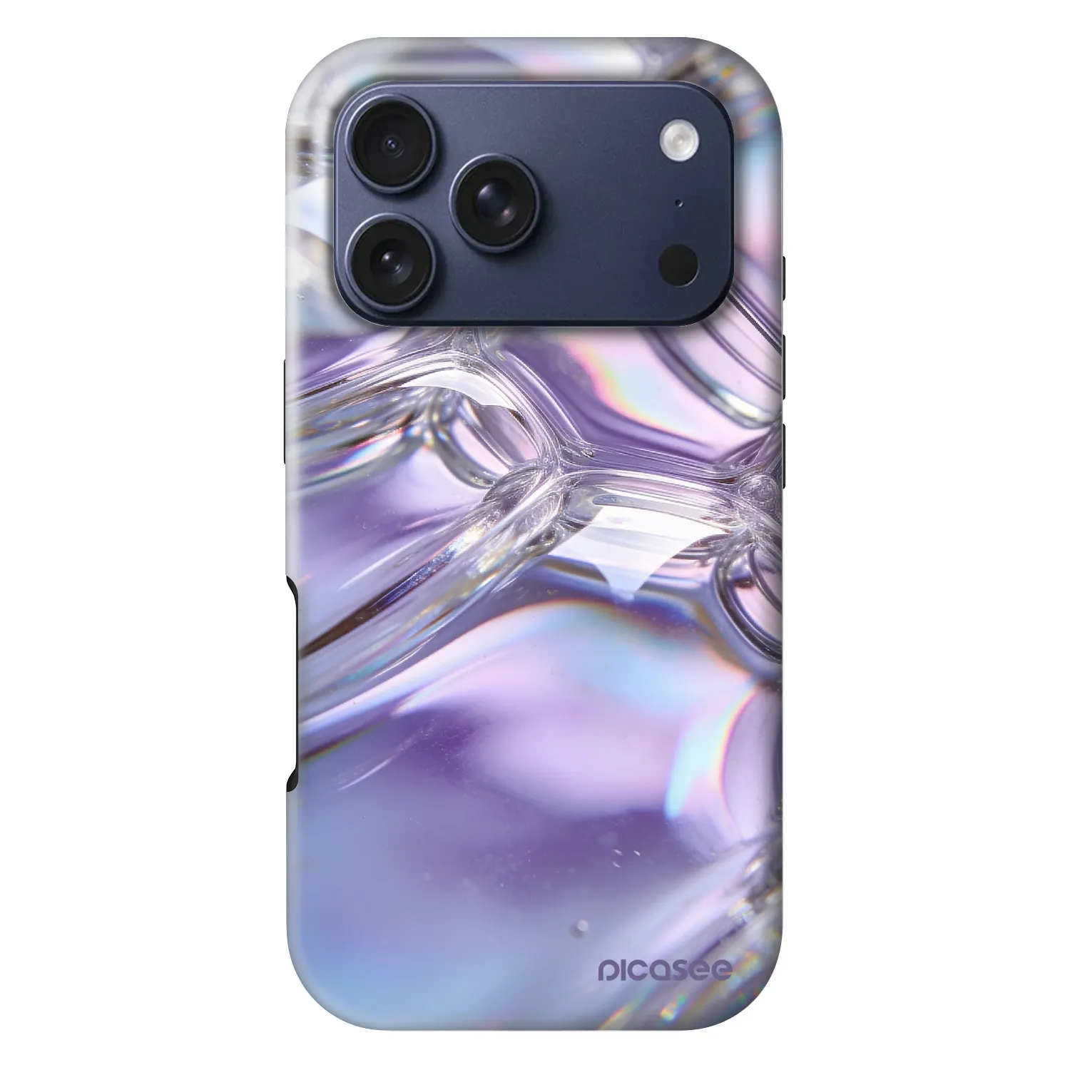 Picasee Fashion Case MagSafe Apple iPhone 18 Pro - Iridescent bubbles