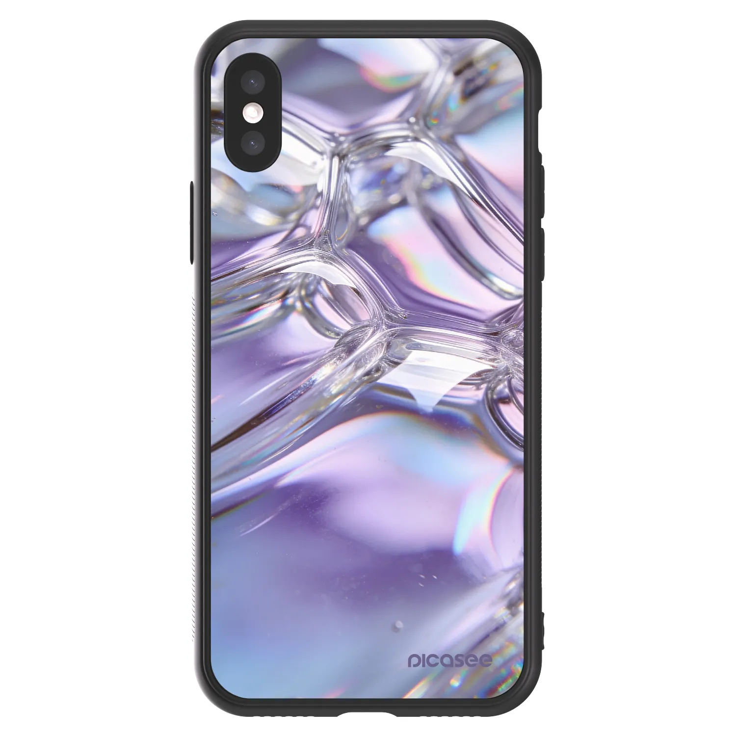 Picasee ULTIMATE CASE pro Apple iPhone X/XS - Iridescent bubbles