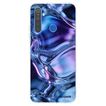 Picasee silikonový průhledný obal pro Realme 5 - Iris liquid