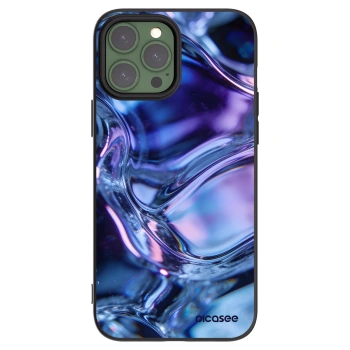 Picasee silikonový černý obal pro Apple iPhone 13 Pro Max - Iris liquid