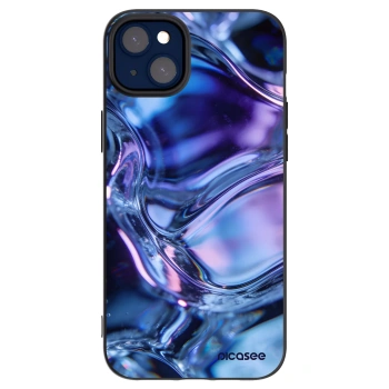 Picasee silikonový černý obal pro Apple iPhone 14 Plus - Iris liquid