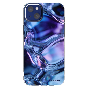 Picasee silikonový průhledný obal pro Apple iPhone 14 Plus - Iris liquid